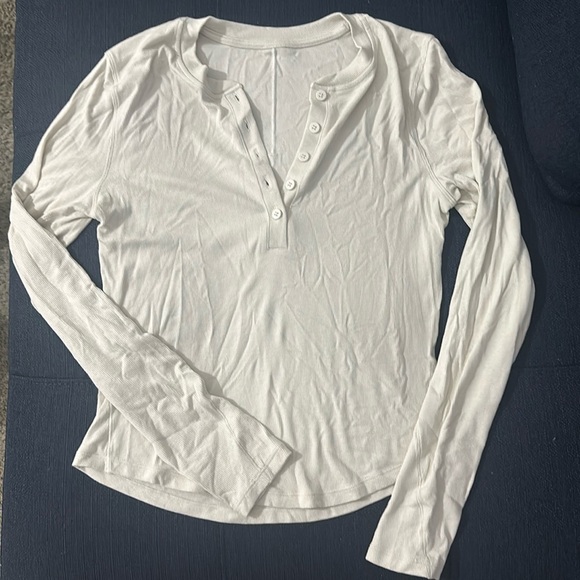 Hold Tight Long Sleeve Henley - Picture 1 of 3